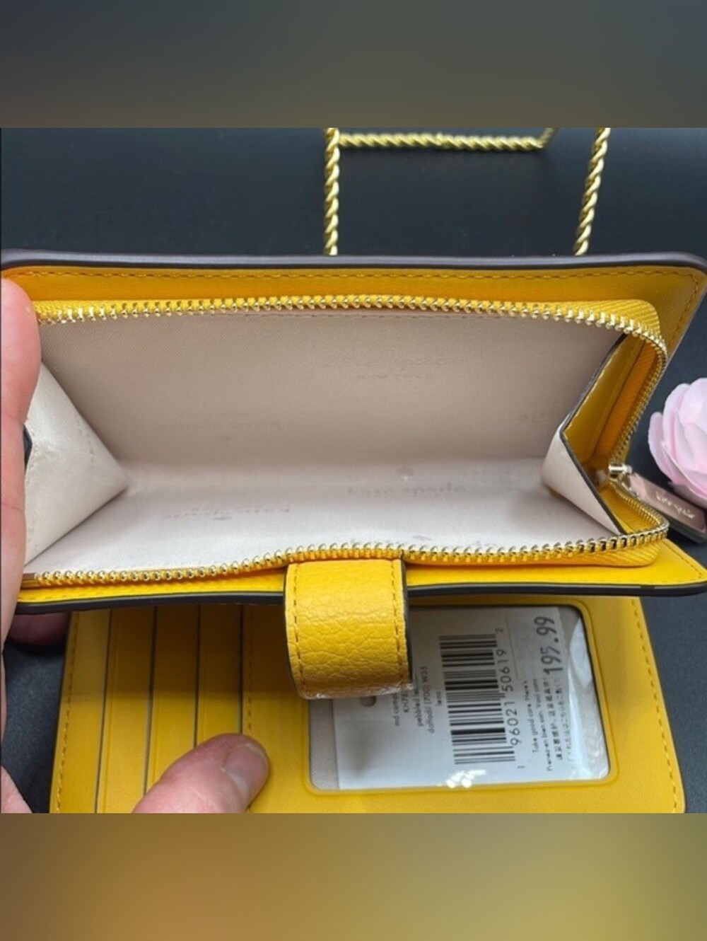 Kate Spade Yellow Wallet - Picture 6 of 7